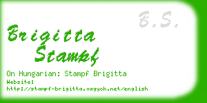 brigitta stampf business card